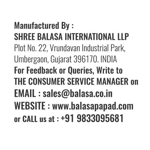 BALASA Plain Potato Papad - With Rock Salt, 70 g-7.webp